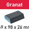 Festool accessoires schuurblok granat | 69x98x26 | 120 co gr 6 - 201084