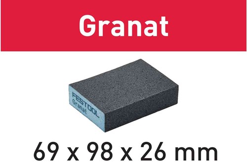 Festool accessoires schuurblok granat | 69x98x26 | 36 gr 6 - 201080