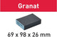 Festool accessori tampone abrasivo granat | 69x98x26 | 36°6 - 201080