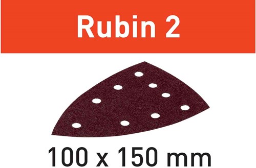 Festool accessoires schuurpapier stf delta 9 p120 ru2 50 rubin 2 - 577575