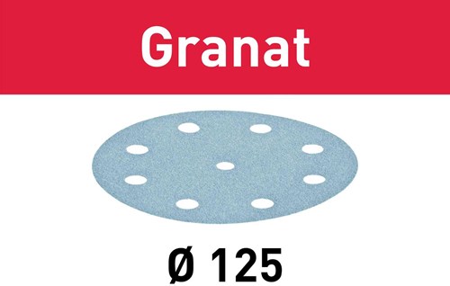Accesorios Festool disco abrasivo granat | stf d125 8 | p320 | gr 10 - 497150