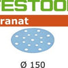 Festool accessoires schuurschijf stf d150 48 p40 gr 10 granat - 575154