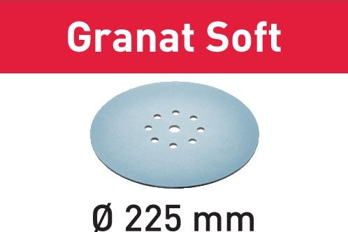 Festool accessoires schuurschijf stf d225 p80 gr s 25 granat soft - 204221