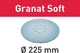 Festool accessoires schuurschijf stf d225 p80 gr s 25 granat soft - 204221