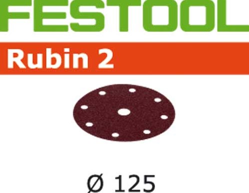 Festool accessoires schuurschijven stf d125 8 p220 ru2 10 - 499108
