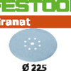 Festool accessoires schuurschijven stf d225 128 p320 gr 25 - 205664