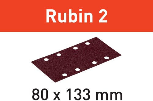 Festool accessoires schuurstroken rubin 2 | stf 80x133 | p80 | ru2 50 - 499048
