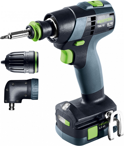 Set trapano avvitatore a batteria Festool TTXS 12 2,5