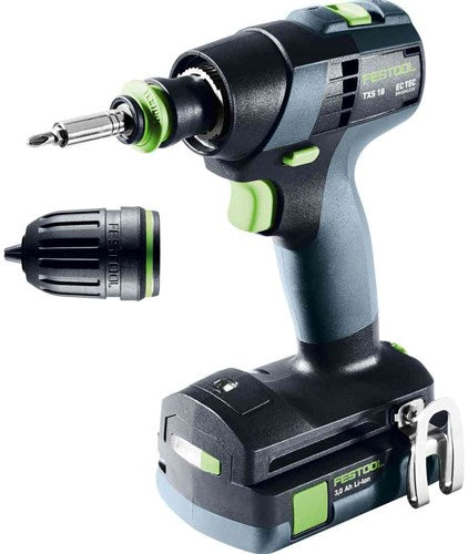 Taladro inalámbrico festool txs18 c3.0 plus
