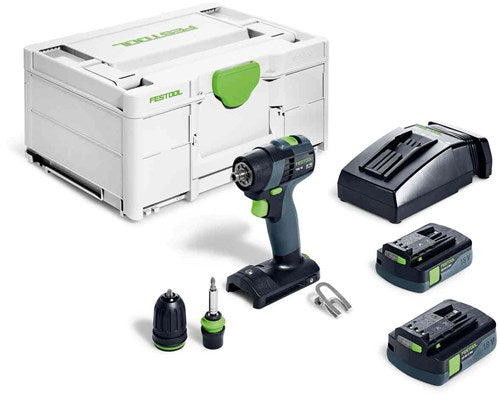 Taladro inalámbrico festool txs18 c3.0 plus