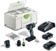 Festool accu-schroefboormachine txs 18 c 3,0-set (2x 3.0ah accu + lader) - 576896