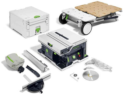 Sierra de mesa inalámbrica Festool csc sys 50 ebi set básico - 577371