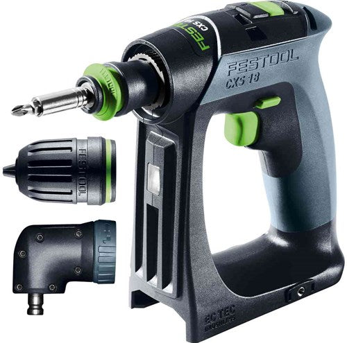 Festool cxs 18-set base - trapano avvitatore a batteria | senza batterie e caricabatterie nel systainer - 577333