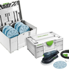Festool levigatrice eccentrica ets ec 150 3 eq-sys gr + set sys-stf d150 gr in systainer - 578265