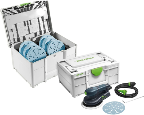 Festool ets ec 150 5 eq-sys gr levigatrice eccentrica sys-stf d150 gr set in systainer - 578272