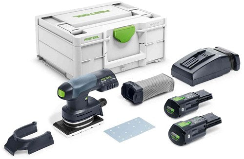 Festool RTSC400| 3.0 i-plus | levigatrice orbitale a batteria | 18v| 3.0ah | nel systainer 577686