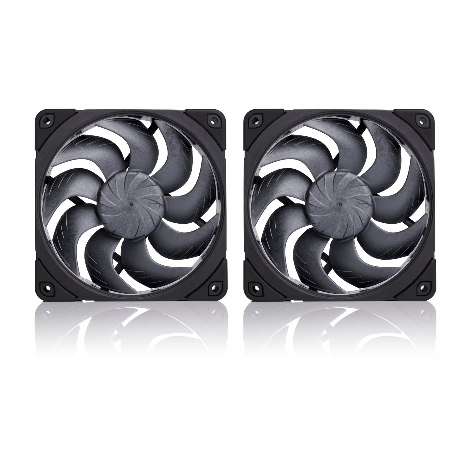 Ventole Noctua nf-a12x25 g2 pwm sx2-pp chromax.black (nero, 2 pezzi, 120 x 120 x 25 mm)
