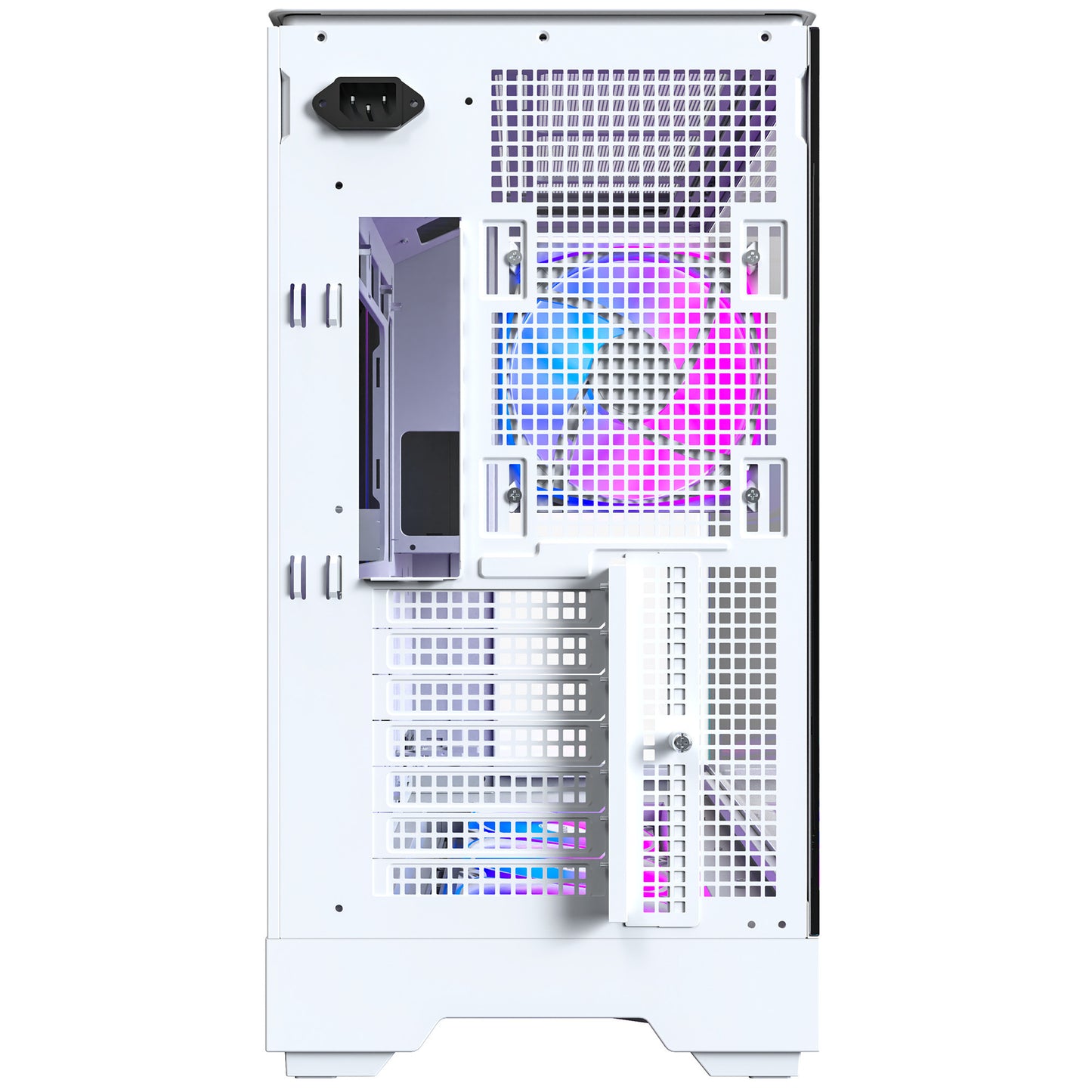 Custodia midi tower Montech king 45 pro (bianco | 2x USB-A | 1x USB-C | RGB | finestra)