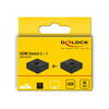 Delock HDMI Switch 2 1 bidirezionale 4K 60 Hz