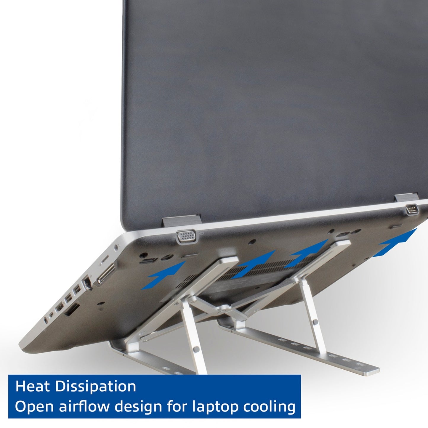 ACT Connectivity laptop la computadora portátil estándar de aluminio, plegable