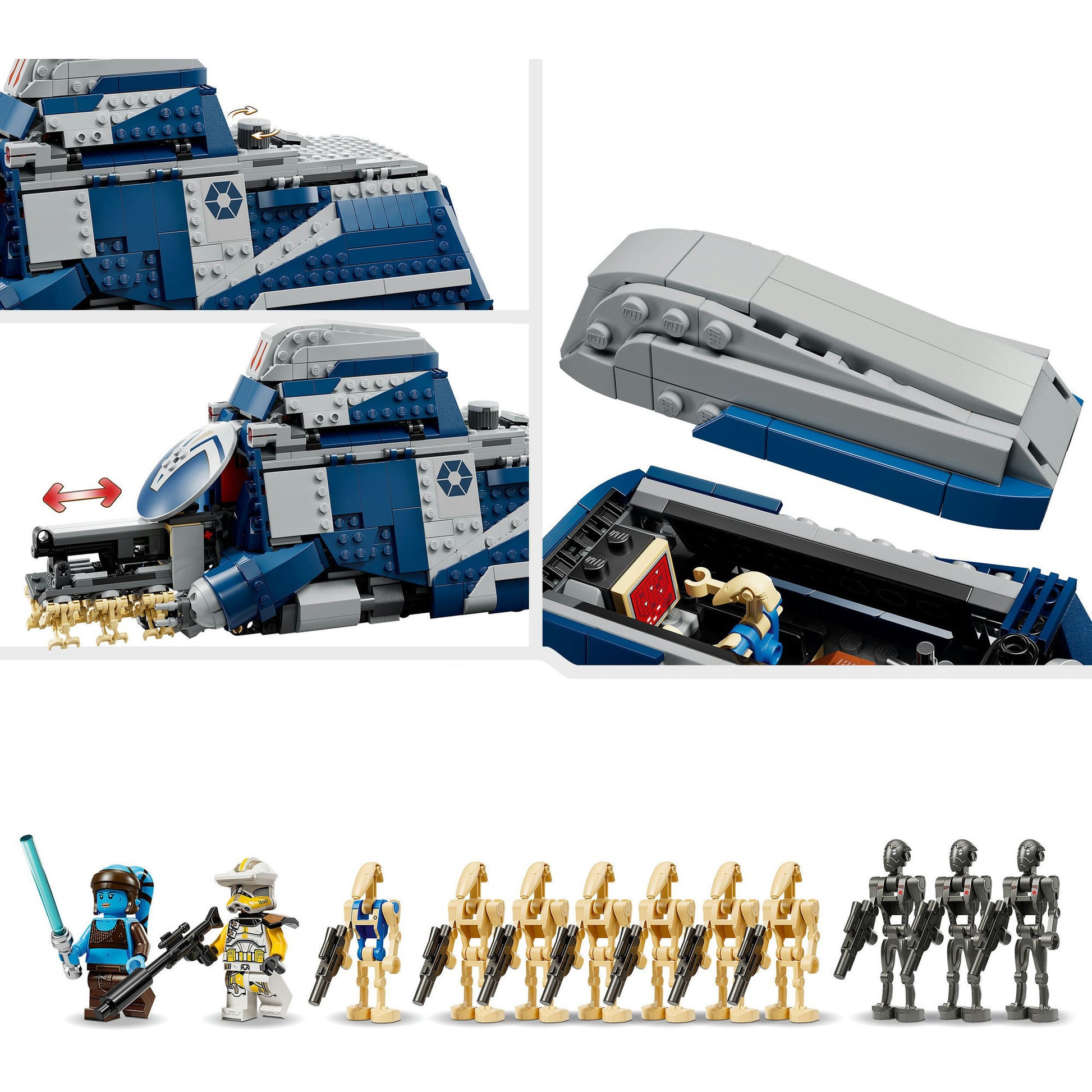 LEGO Star Wars 75435 Batalla de Felucias Separatist MTT