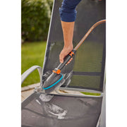 Gardena cleansystem handborstel m zacht wasborstel (grijs turquoise, 18842-20, met slangaansluiting) - afbeelding 5