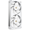 Ventole per case RGB Nzxt f240x (bianco, 2 pezzi, 240 x 120 x 30 mm, pwm)