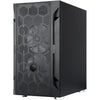 Silverstone sst-fah1mb-pro midi tower behuizing (zwart | 3x usb-a | rgb | tempered glass)