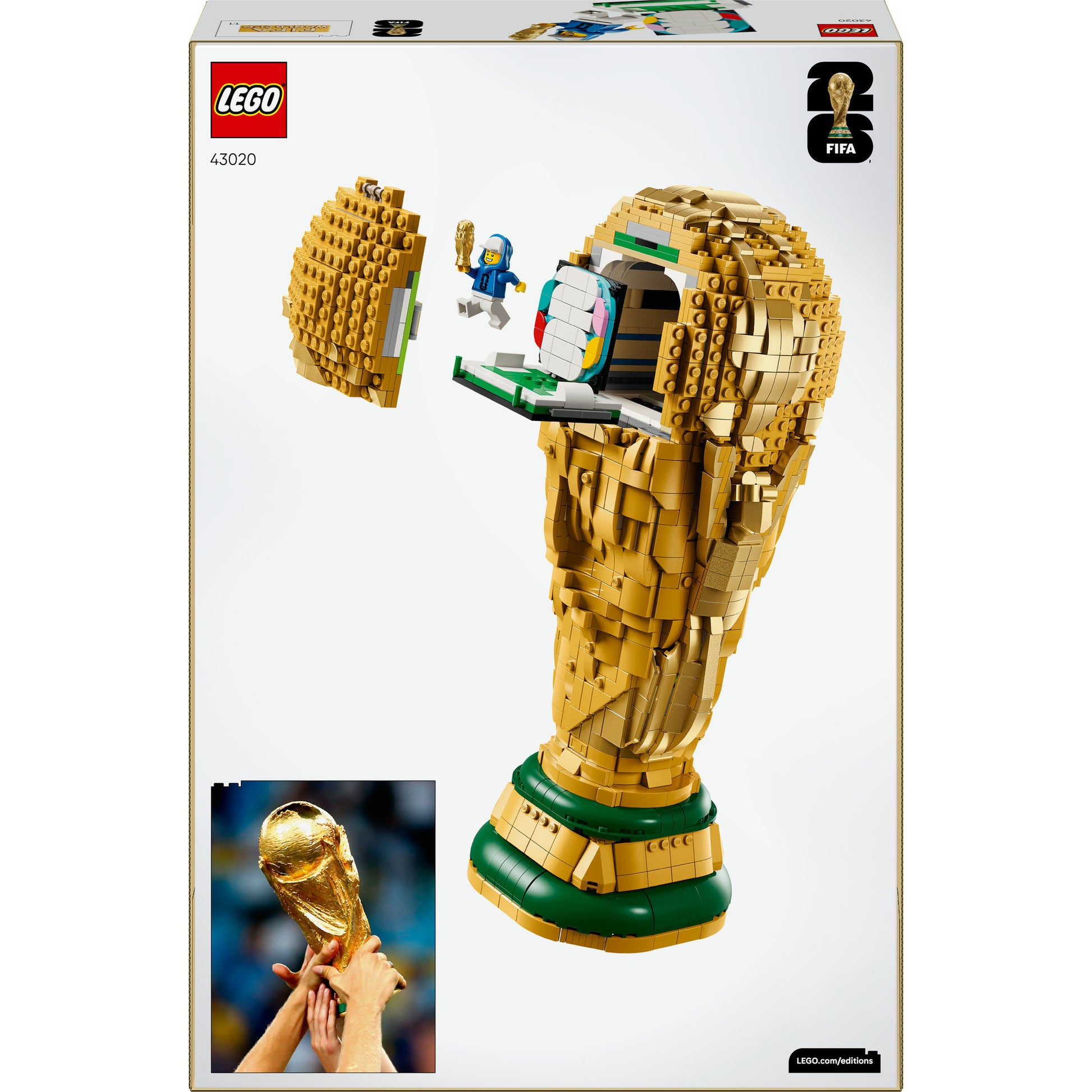 Trofeo della Coppa del Mondo FIFA in edizione speciale Lego 43020