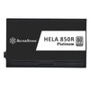 Silverstone hela 850r platinum modulaire 850 watt voeding (zwart, 4x pcie)