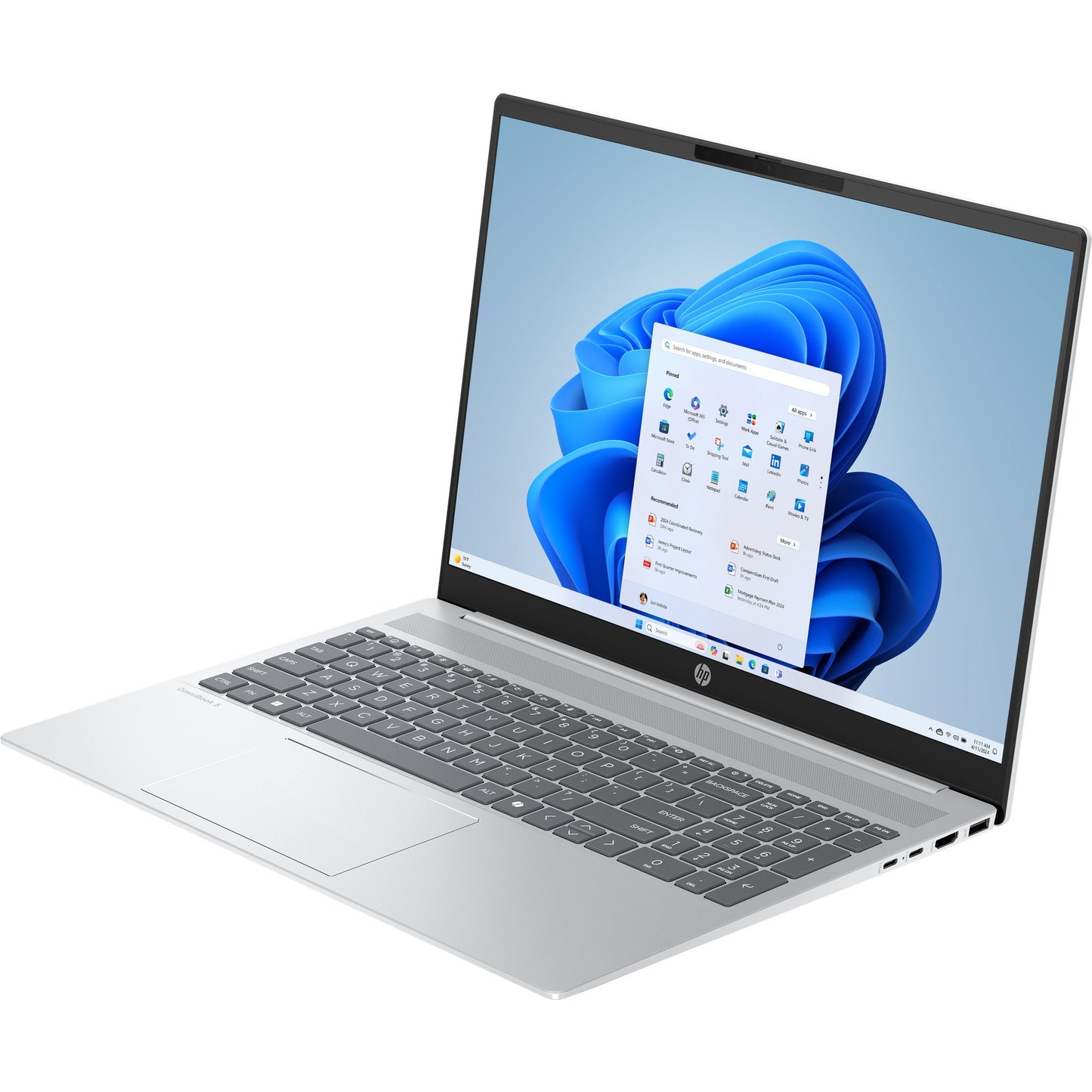 Hp omnibook 5 16-bc1005nd (c27mnea) laptop da 16" (argento | ryzen 5 8540u | radeon 740m | 16 gb | 512 gb ssd)