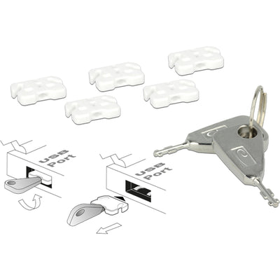 Delock USB Port Blocker per USB-A Female