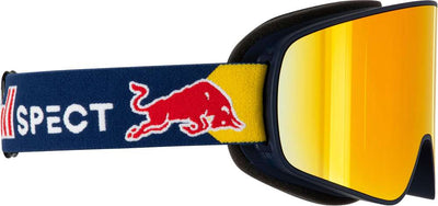 Red bull spect eyewear rush-14re2 orange red mirror - maschera da sci