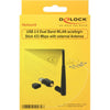 Delock usb 2.0 dual band wlan stick wlan adapter (zwart)