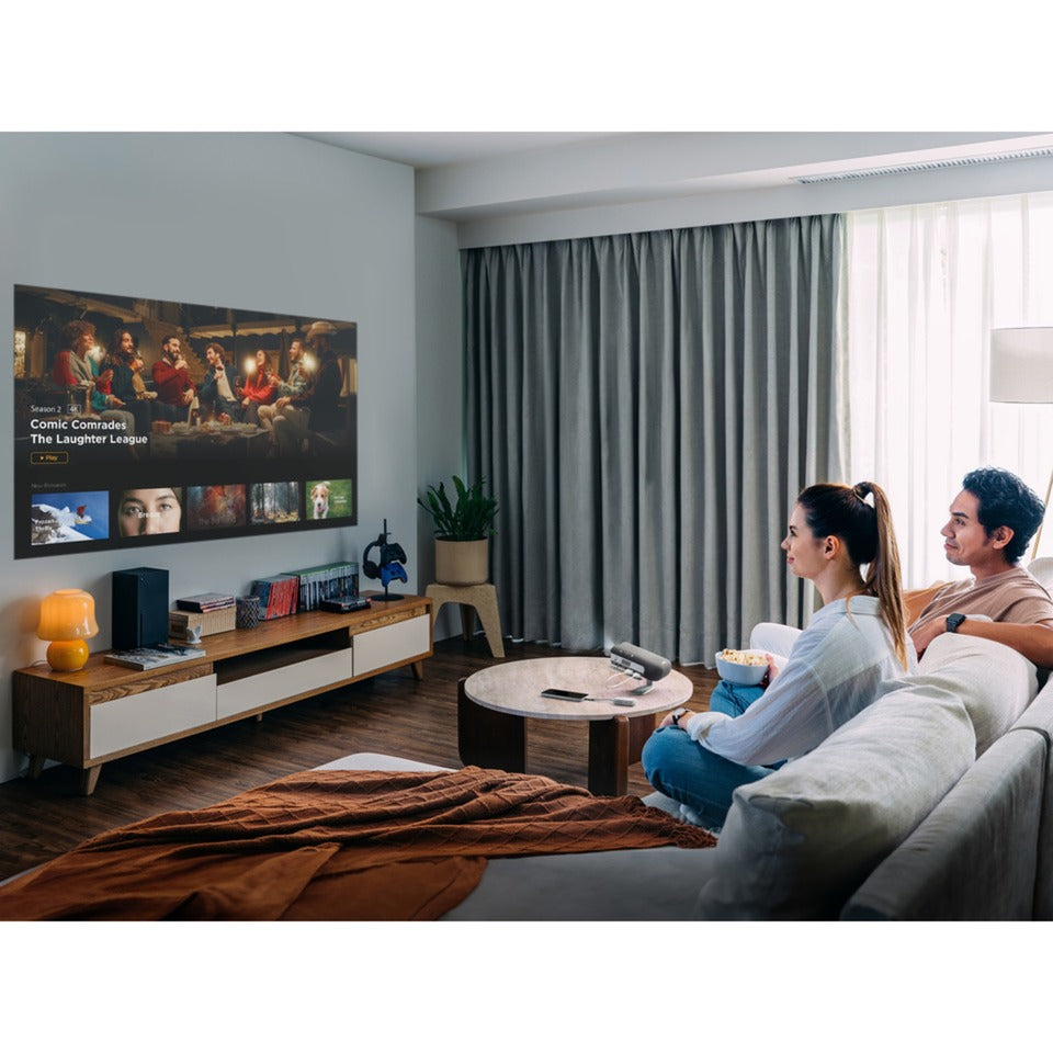 Proyector LED portátil Viewsonic con altavoces harman kardon (negro, hdmi, audio)