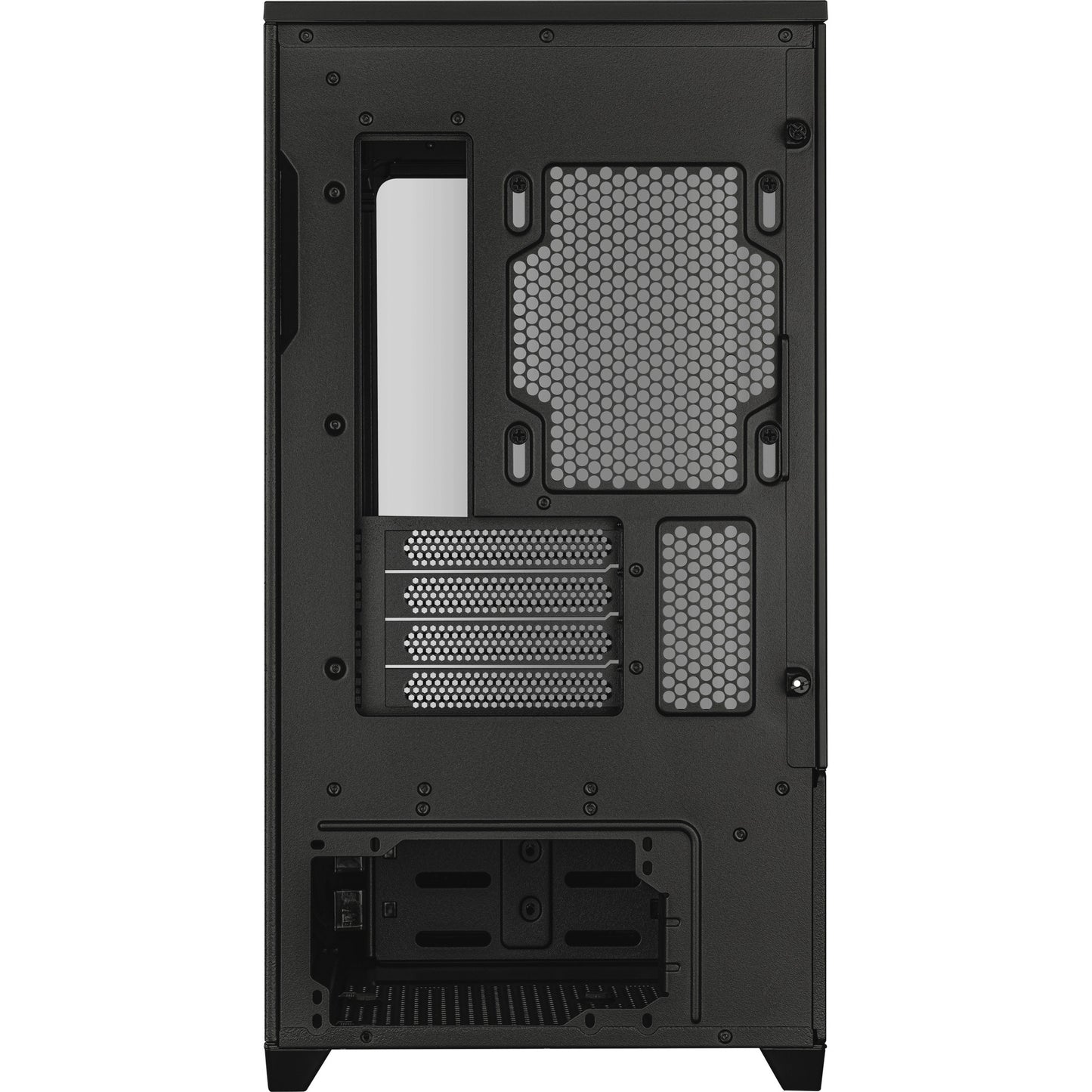 Custodia Midi Tower Asus Prime Ap202 (nero | 2x USB-A | 1x USB-C | RGB | vetro temperato)
