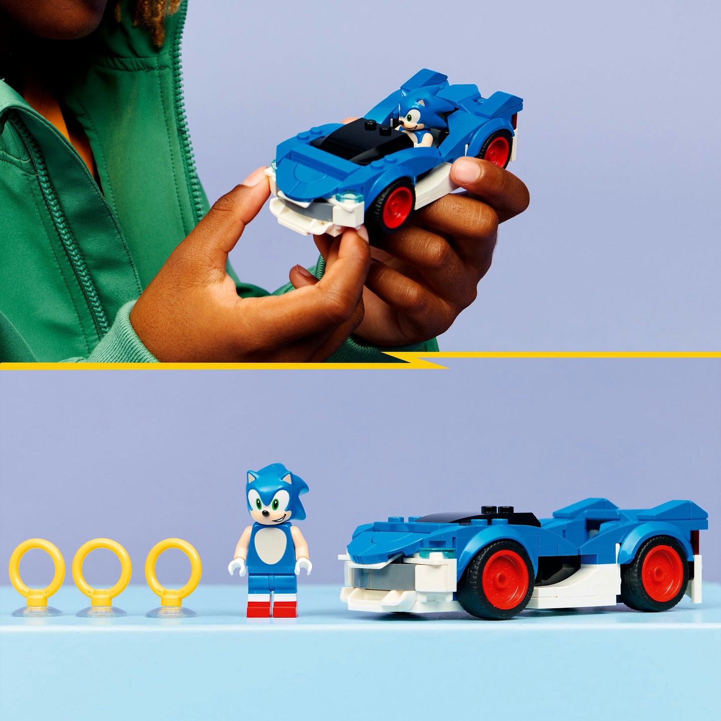 Lego Sonic 77117 Sonic Speedster Fulmine | 2 pezzi