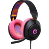 Powera Lucidsound LS10 Cuffie da gioco cablate - Cuffie da gioco over-ear con branding Midnight (Nero Rosa, Playstation 5, Playstation 4, Xbox Series X|s, Xbox One, PC, Mobile)