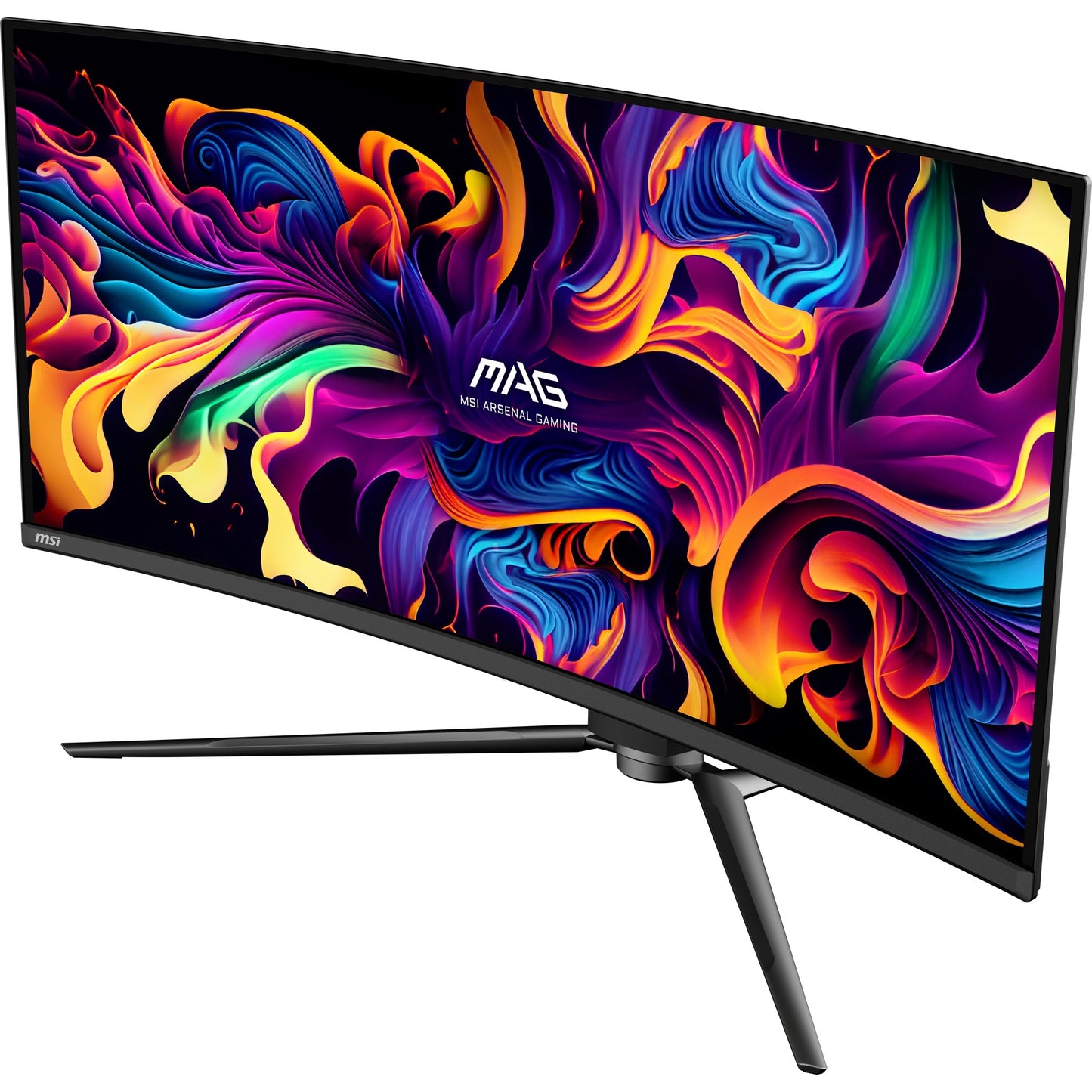 Monitor da gioco ultrawide curvo MSI Mag 341CQP QD-OLED 34 (nero, 2x HDMI, Display Port, 2x USB-A, USB-B, USB-C, 175 Hz)