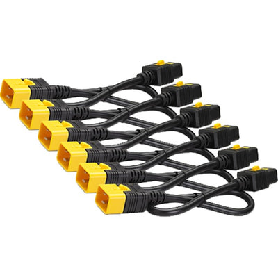 Kit de cable de alimentación APC C19 - C20 IEC (negro, 6x 1,8 metros, 6 unidades, ap8716s)