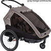 Xlc s bs-c10 duo two-seater child trailer