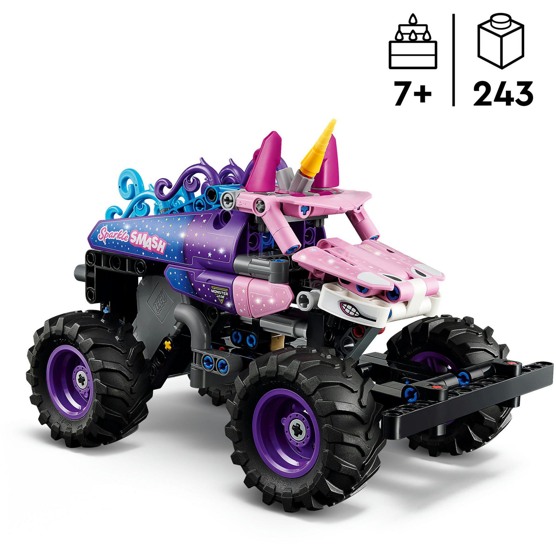Lego Technic 42220 Monster Jam Sparkle Smash Pullback