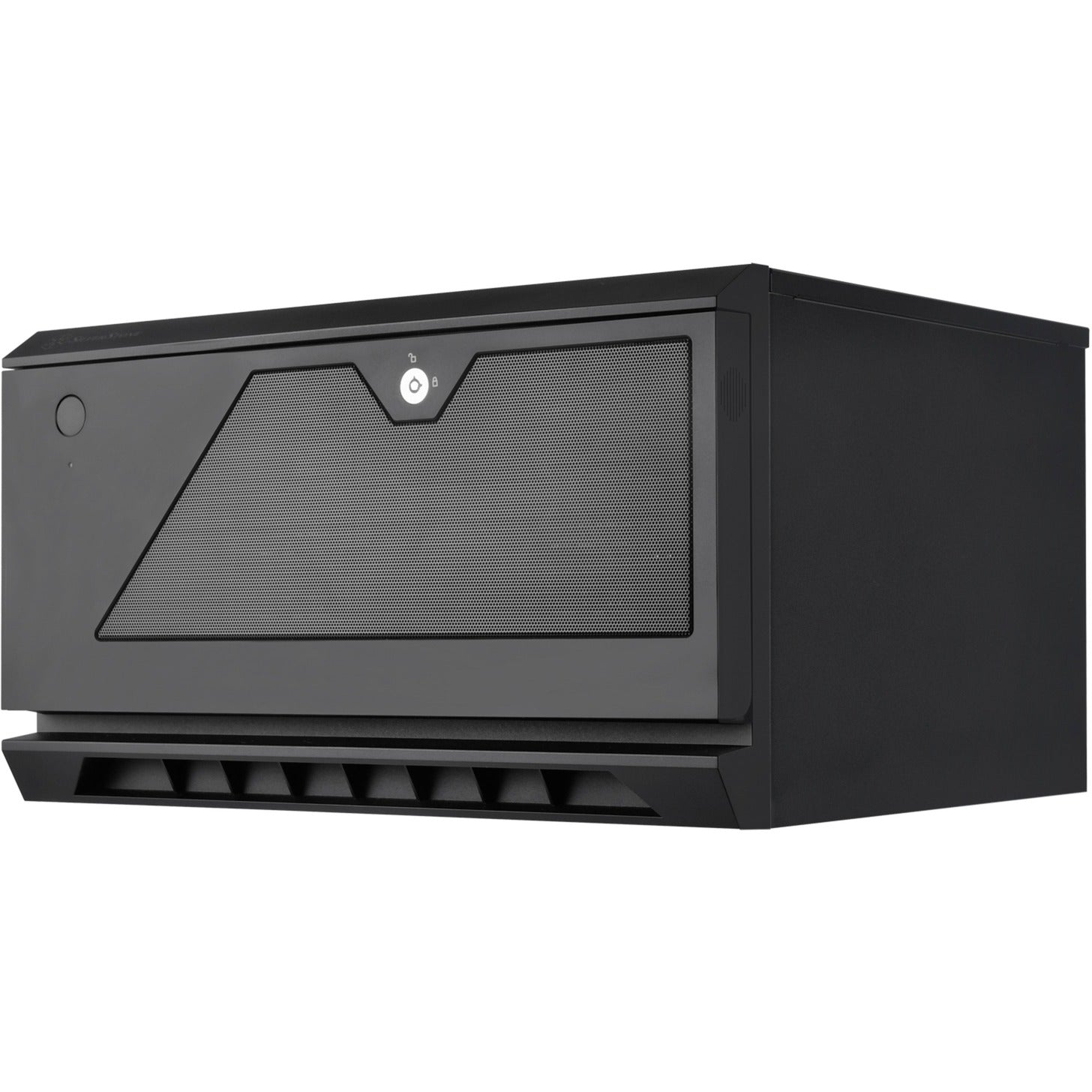 Silverstone cs381b v1.1 rack behuizing (zwart | 2x usb-a 3.2 (5 gbit s) | 2x audio)