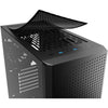 Sharkoon vs9 rgb black midi tower behuizing (zwart | 2x usb-a | 1x usb-c | rgb | tempered glass)
