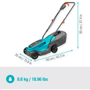 Gardena powermax 30 18v p4a read grasmaaier accu incl. oplader 18 v snijbreedte max. 300 mm - afbeelding 3