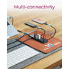 Icy box ib-hub1743-cpd Docking station hub 9 in 1 (blu)