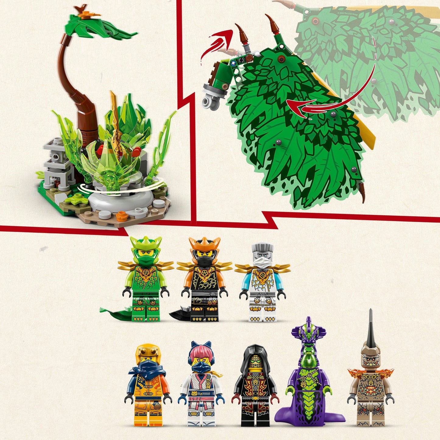 Lego Ninjago 71859 il drago della vita