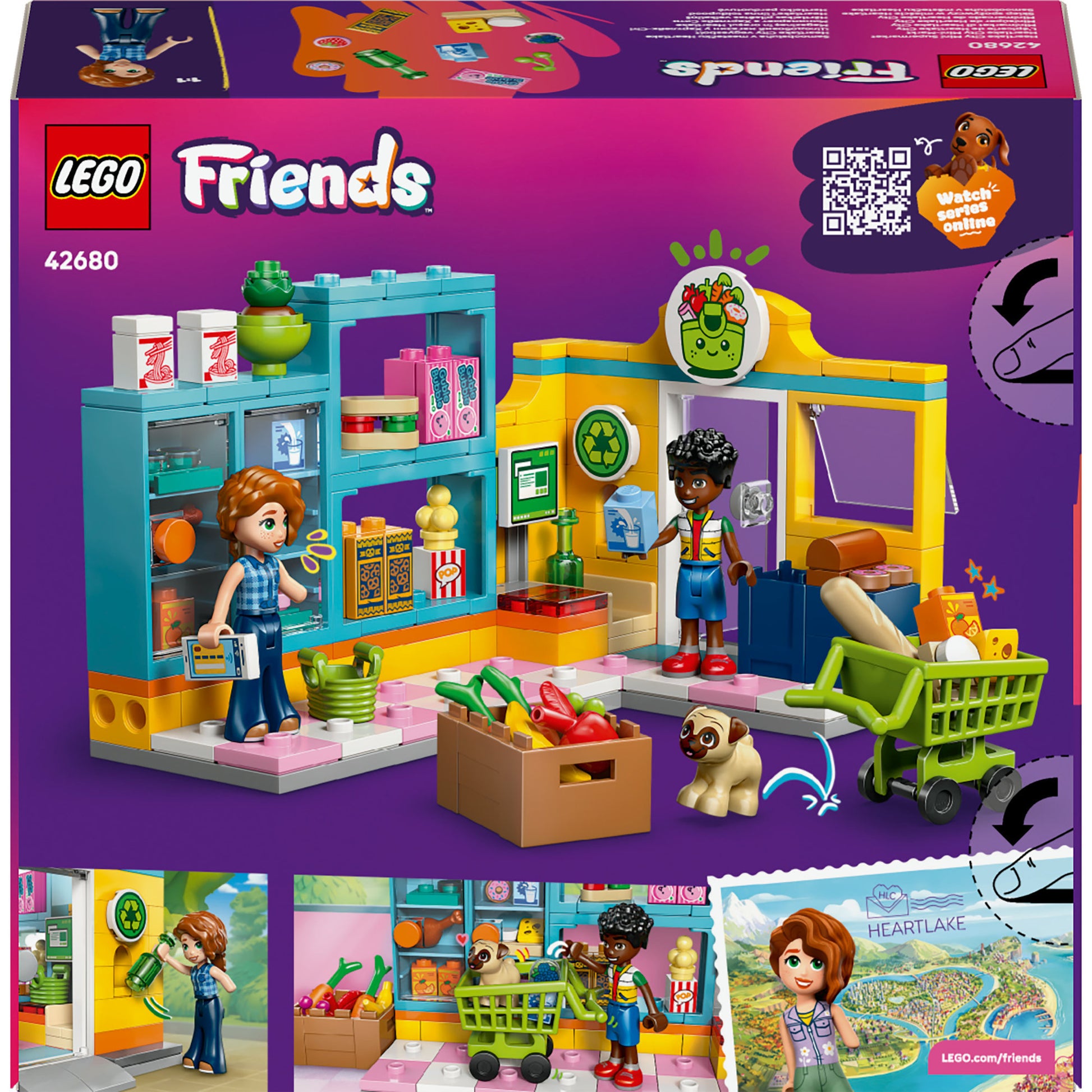 Lego Friends 42680 Supermercato di quartiere di Heartlake City | 2 pezzi