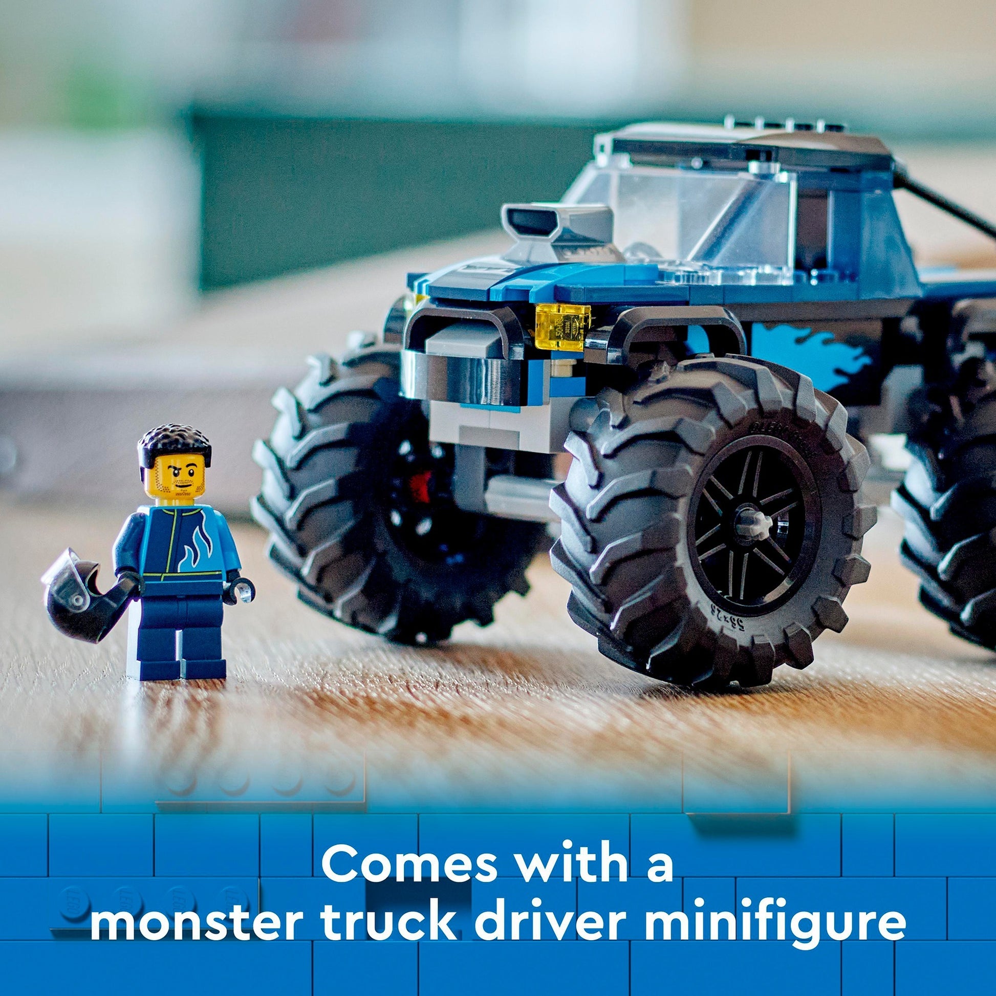 Lego city 60402 blauwe monstertruck