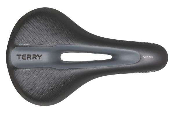 Terry zadel Fisio gel heren zwart